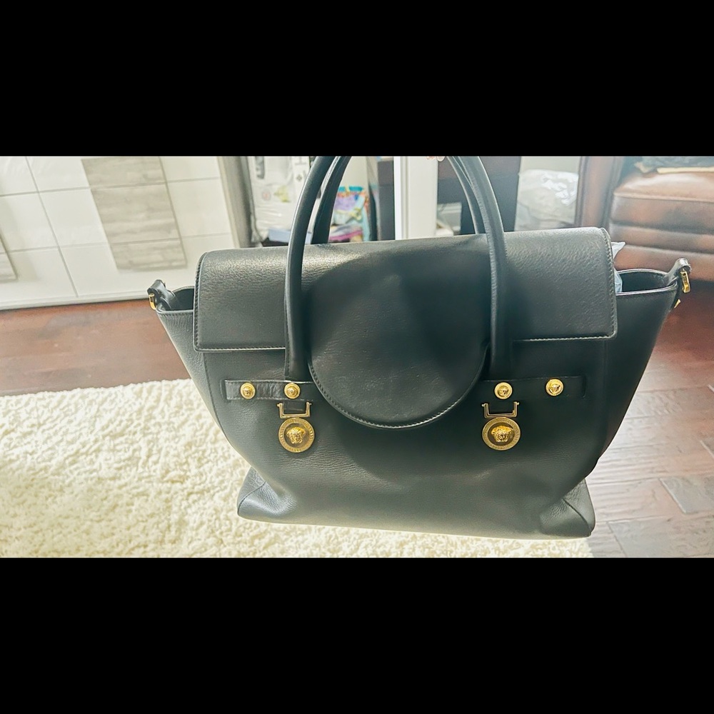 Authentic Versace Leather Business bag!!